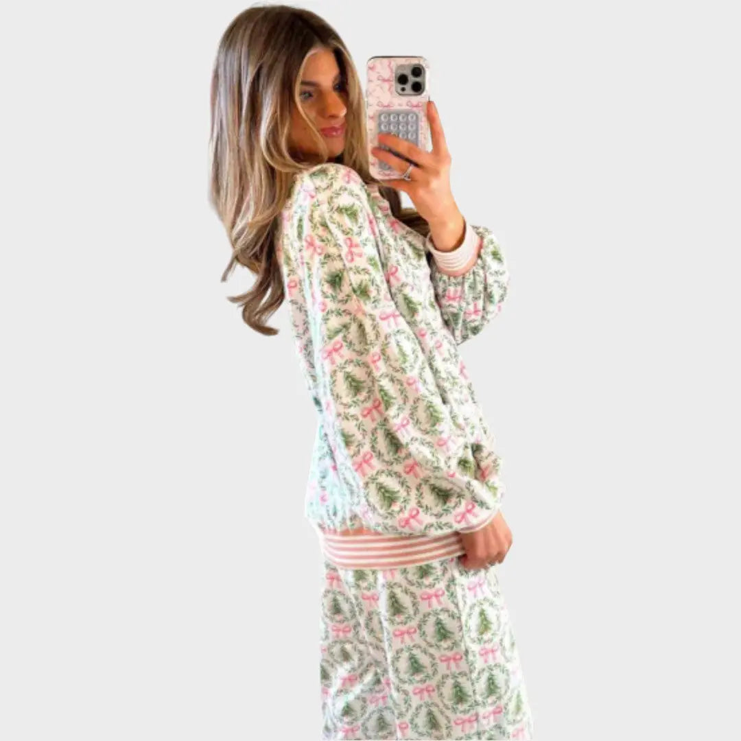 Cristal | Conjunto de Pijama Navideño Alba Madrid