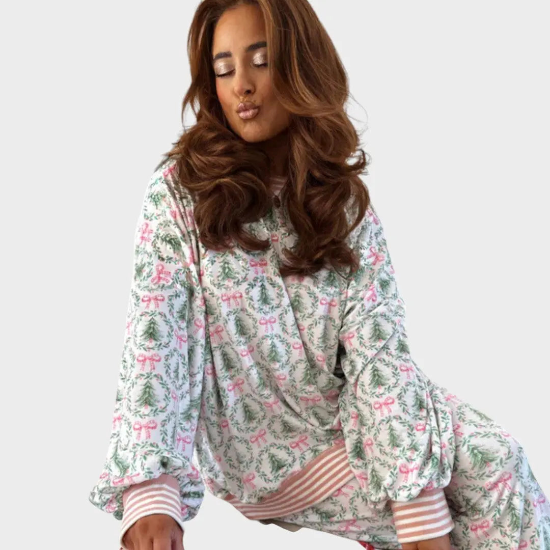 Cristal | Conjunto de Pijama Navideño Alba Madrid
