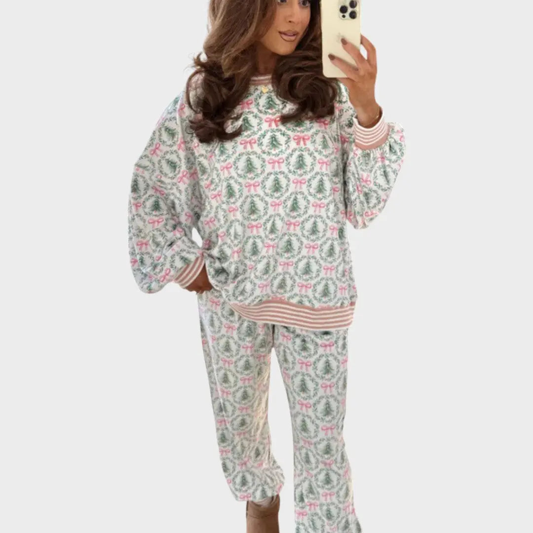 Cristal | Conjunto de Pijama Navideño Alba Madrid