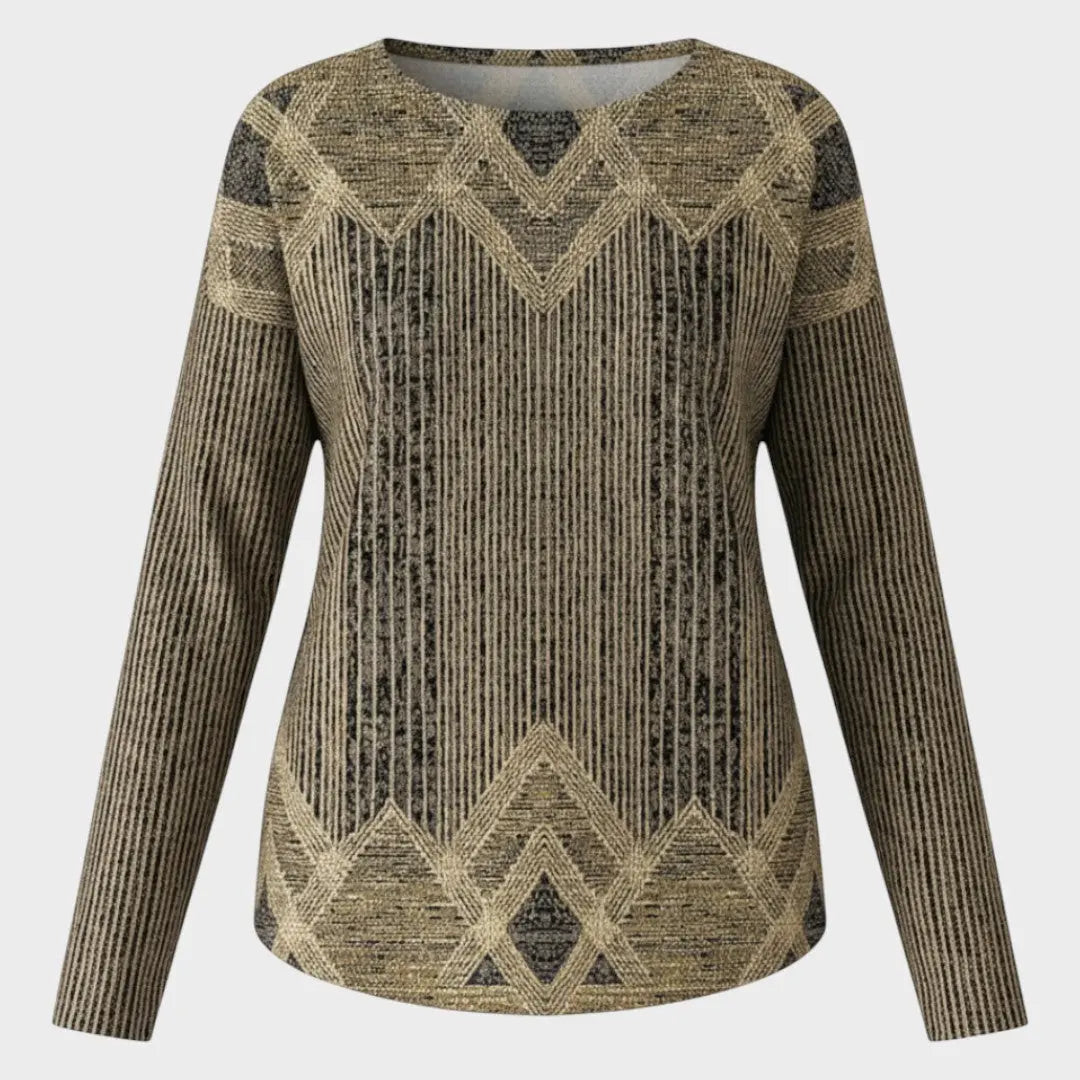 Margaret |  Blusa Vintage con Estampado Alba Madrid