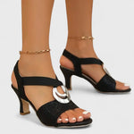 Jasmina - Sandalias Elegantes con Hebilla Decorativa Alba Madrid