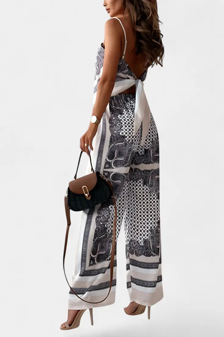 Leonie Conjunto Paisley con Tiras Alba Madrid