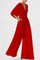 Isaura Mono Largo Elegante con Pierna Ancha y Escote en V Alba Madrid