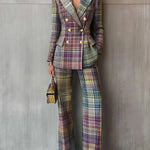 Haily |  Conjunto de Traje con Estampado Colorido Alba Madrid