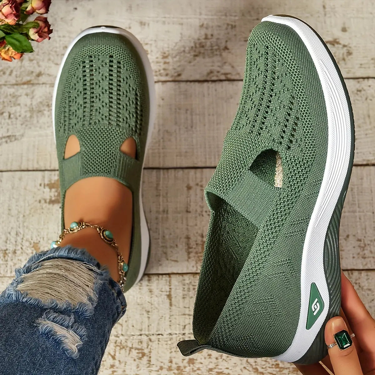 Ottilie Zapatos Slip On Transpirables Damas Ortopédicos Alba Madrid
