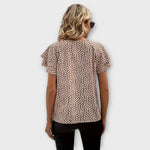 Ana | Blusa con estampado integral Alba Madrid