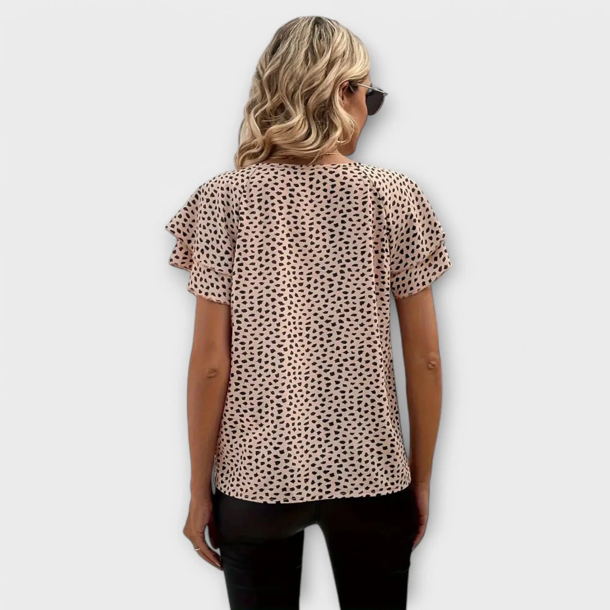 Ana | Blusa con estampado integral Alba Madrid