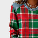 Iva | Suéter con Detalles en Denim Alba Madrid