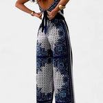 Leonie Conjunto Paisley con Tiras Alba Madrid