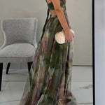 Giselle | Maxi vestido encantador con estampado floral Alba Madrid