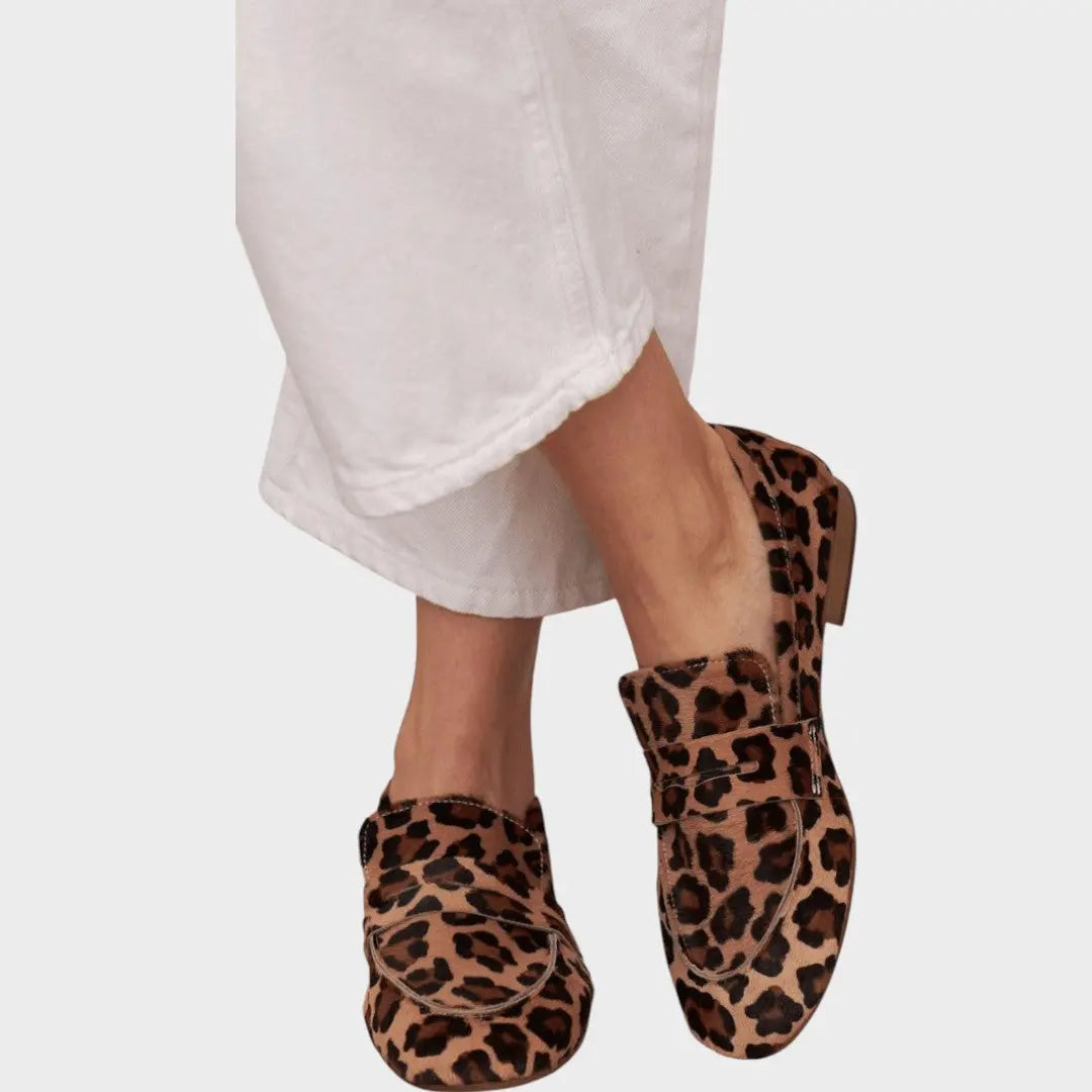 Sabrina | Mocasines con Estampado de Leopardo Alba Madrid