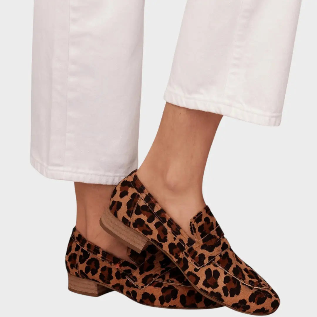 Sabrina | Mocasines con Estampado de Leopardo Alba Madrid