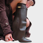 Luna | Botas altas de cuero Alba Madrid