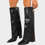 Luna | Botas altas de cuero Alba Madrid