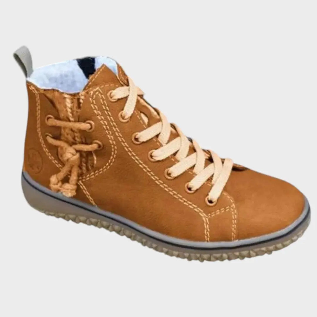 Lila | Botines con Cordones Alba Madrid