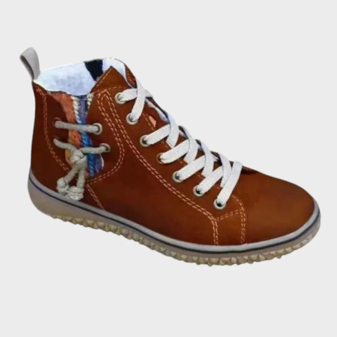 Lila | Botines con Cordones Alba Madrid