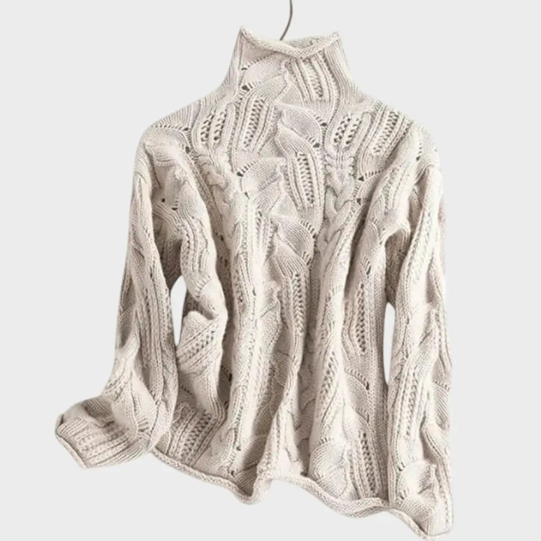 Celeste | Jersy de Punto Trenzado Alba Madrid
