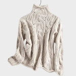 Celeste | Jersy de Punto Trenzado Alba Madrid