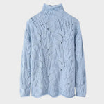 Celeste | Jersy de Punto Trenzado Alba Madrid