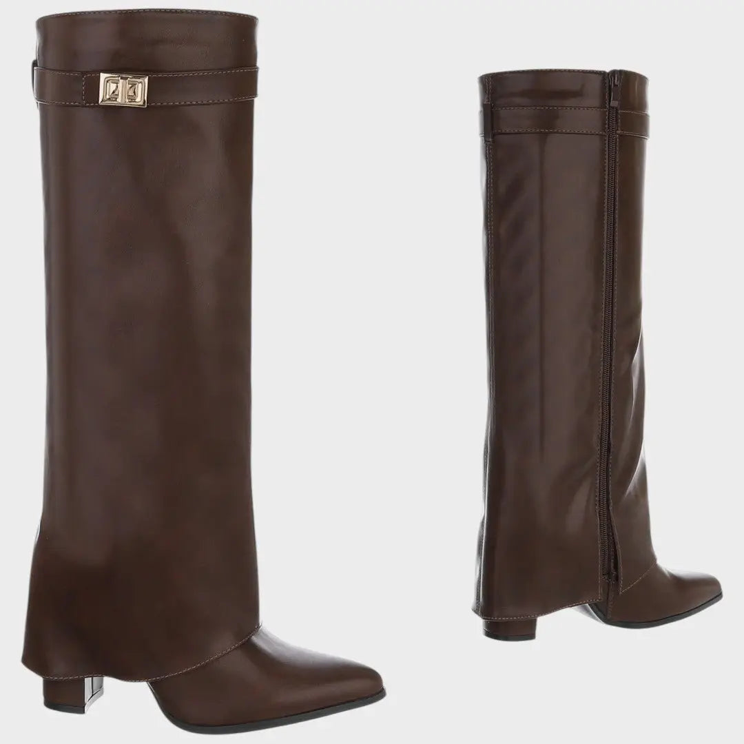 Luna | Botas altas de cuero Alba Madrid