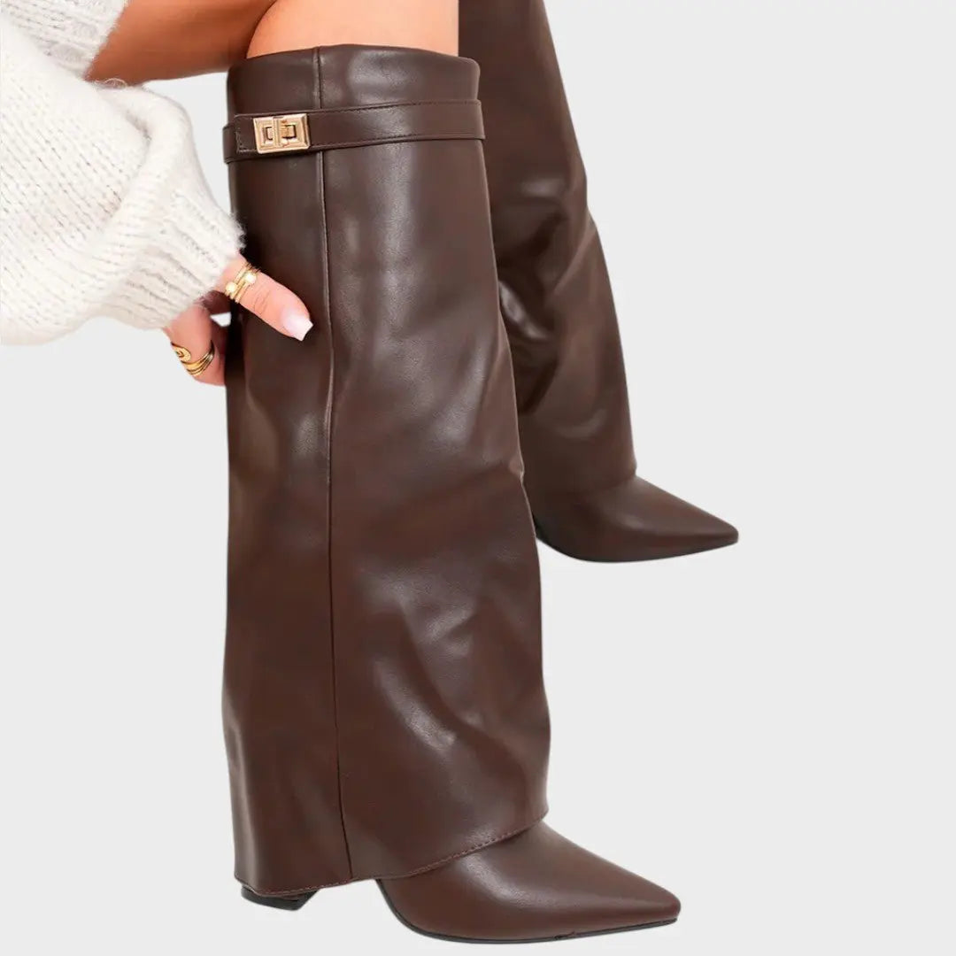 Luna | Botas altas de cuero Alba Madrid
