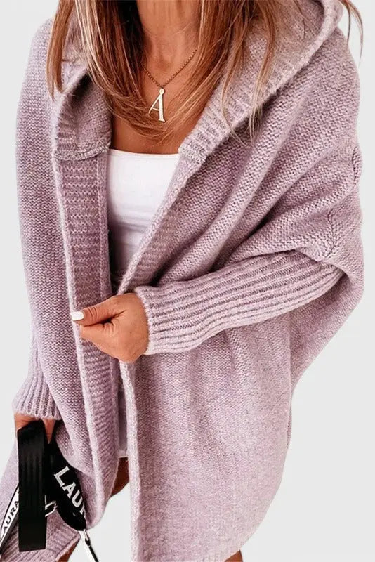 Lovisa Cárdigan de Punto con Capucha Oversized Alba Madrid