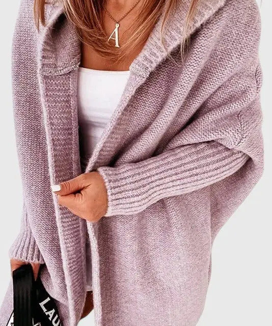 Lovisa Cárdigan de Punto con Capucha Oversized Alba Madrid