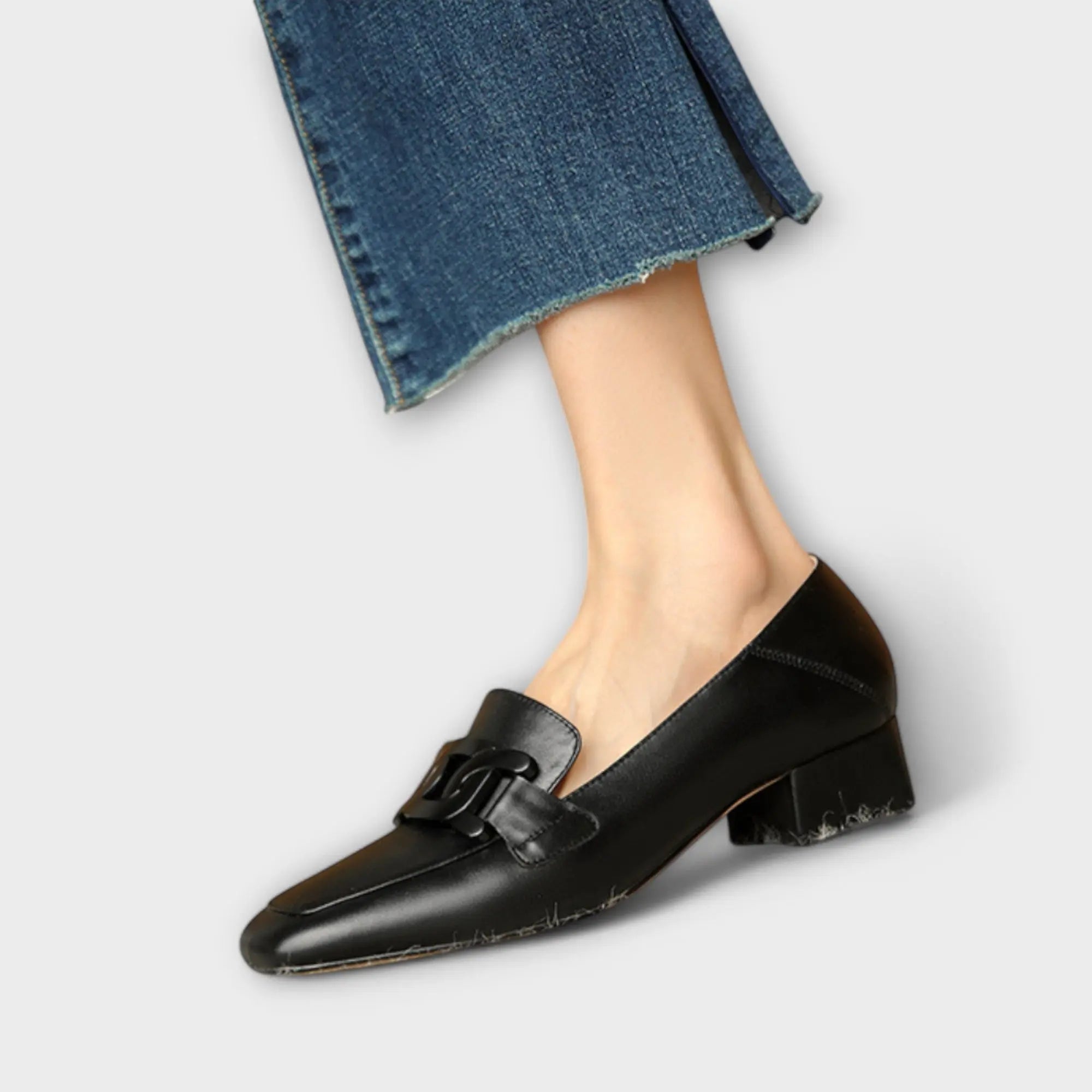 Monika™ | Mocasines elegantes con tacón Alba Madrid