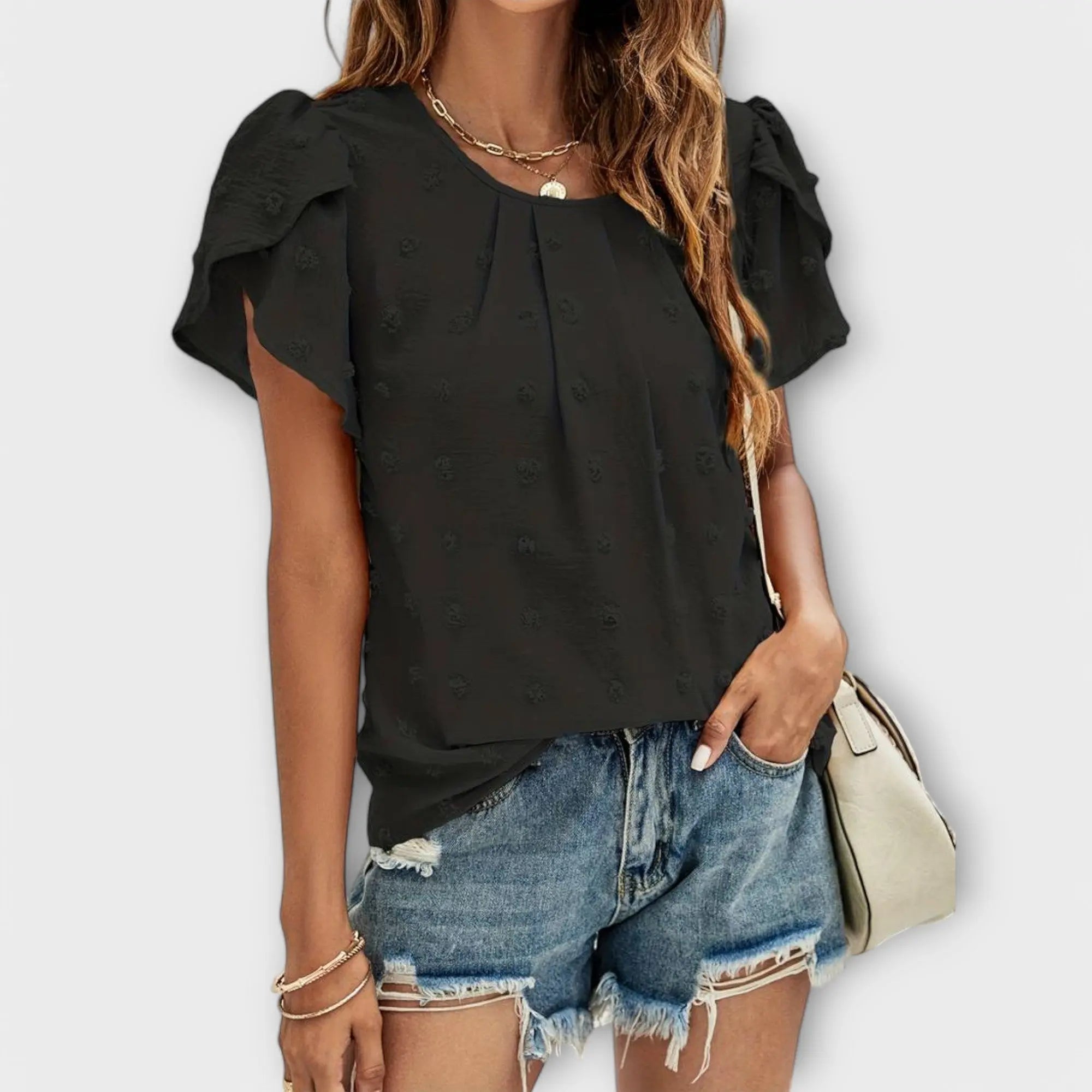 Laura | La blusa de lunares ideal Alba Madrid