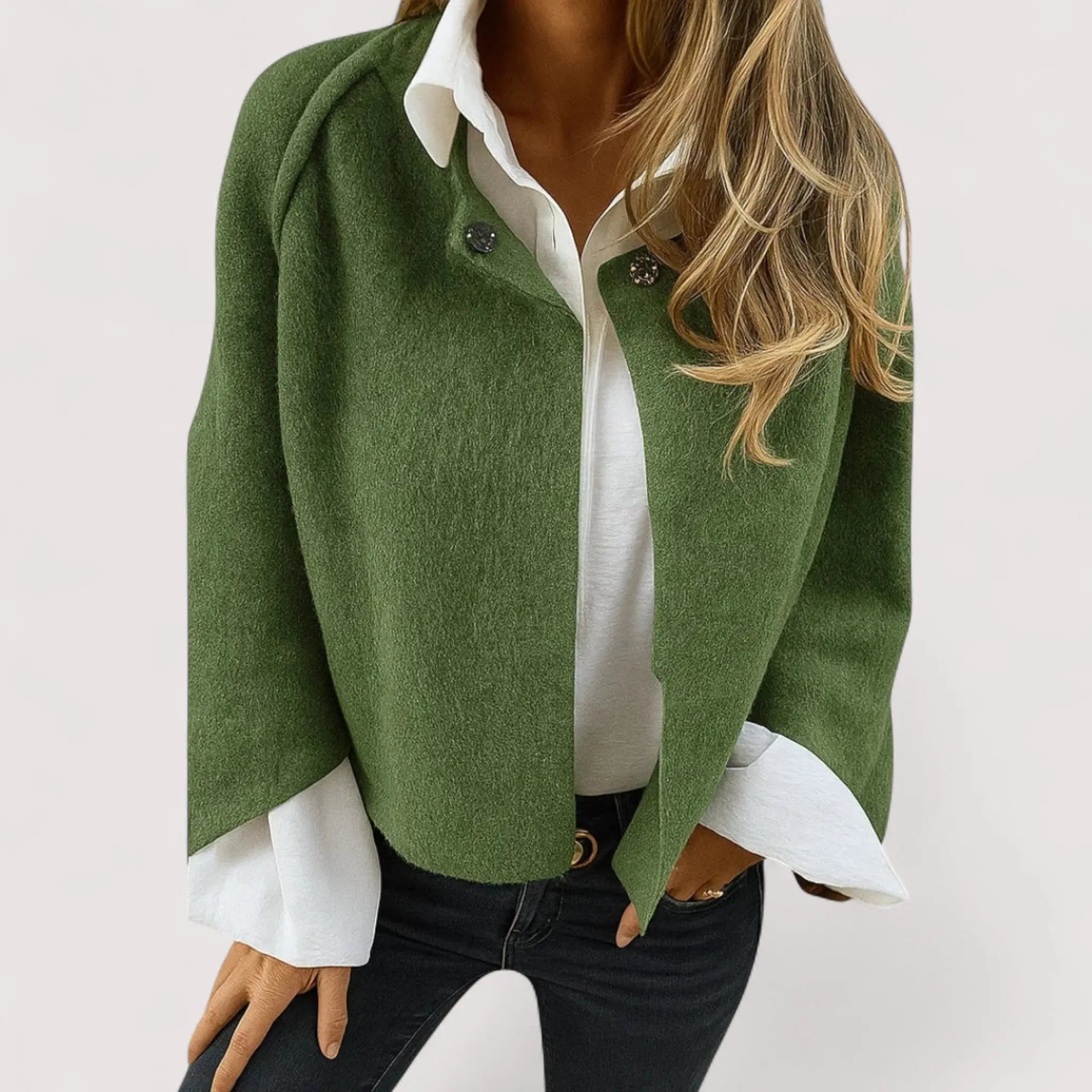 Judith™ | Abrigo corto elegante y acogedor Alba Madrid