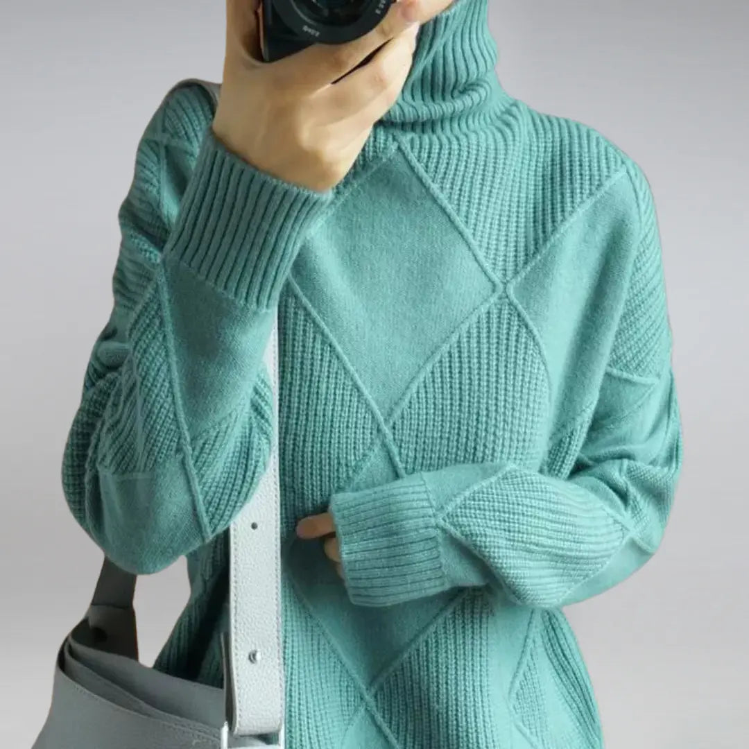 Darcy - Suéter de Cuello Alto Oversize Alba Madrid