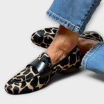 Mocasines sin cordones de leopardo Alba Madrid