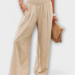 Thearya - Pantalones Casual de Lino Sueltos Alba Madrid