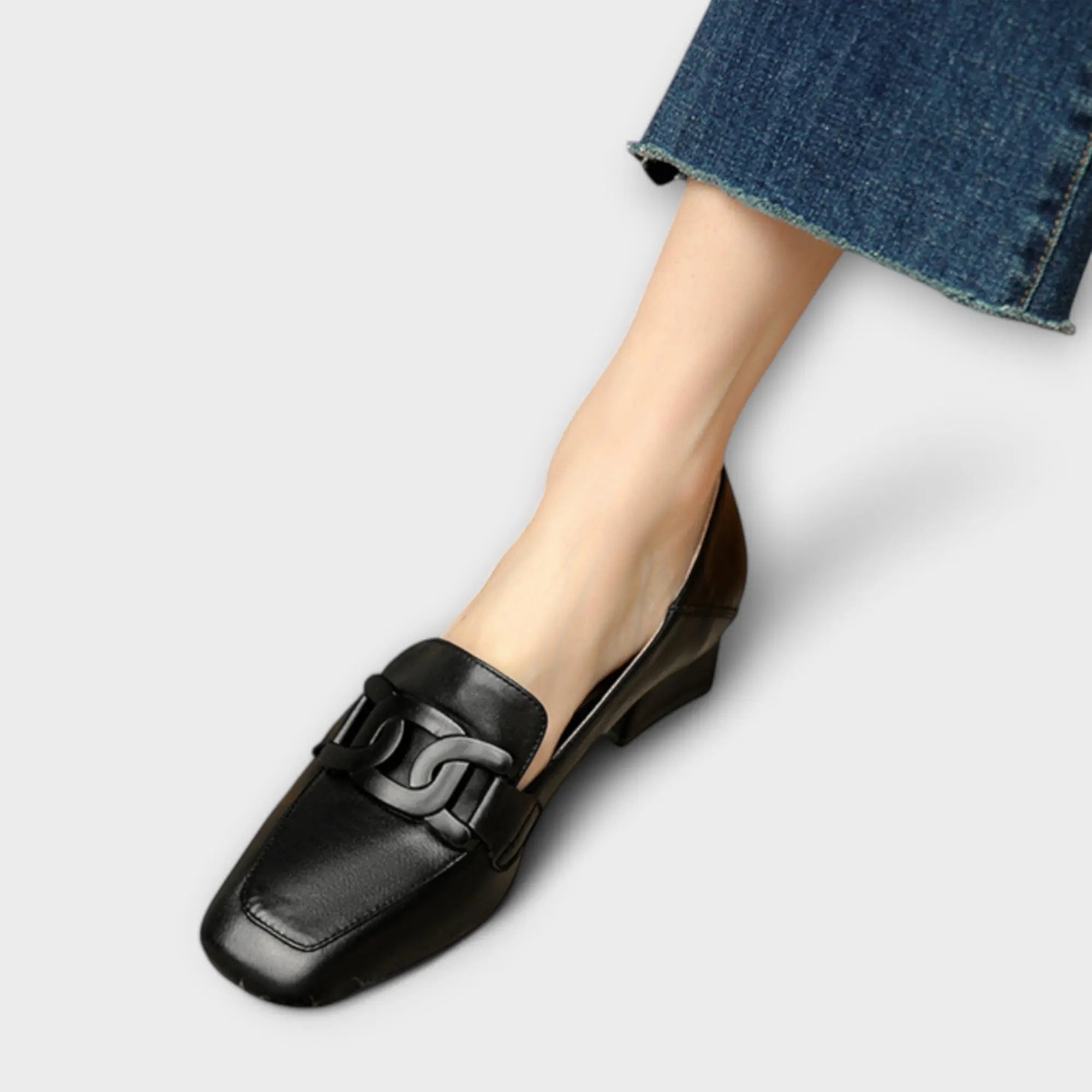 Monika™ | Mocasines elegantes con tacón Alba Madrid