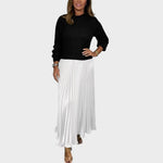 Anabela | Conjunto de Suéter y Falda Plisada Alba Madrid