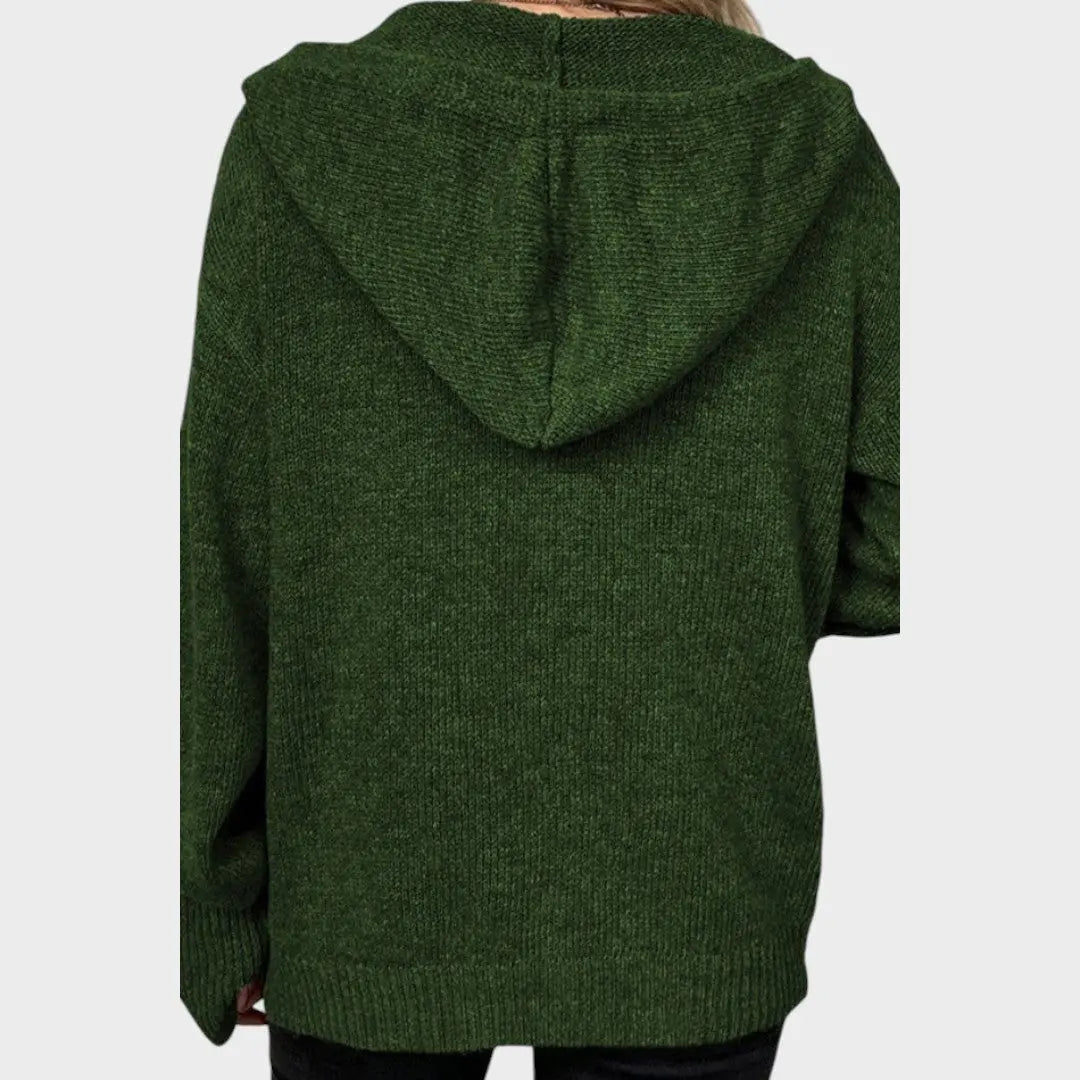 Amélia | Cardigan de Punto Suave con Capucha Alba Madrid