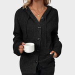 Amélia | Cardigan de Punto Suave con Capucha Alba Madrid