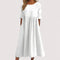 Selina™ | Vestido de Algodón Elegante y Favorable Alba Madrid