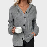 Amélia | Cardigan de Punto Suave con Capucha Alba Madrid