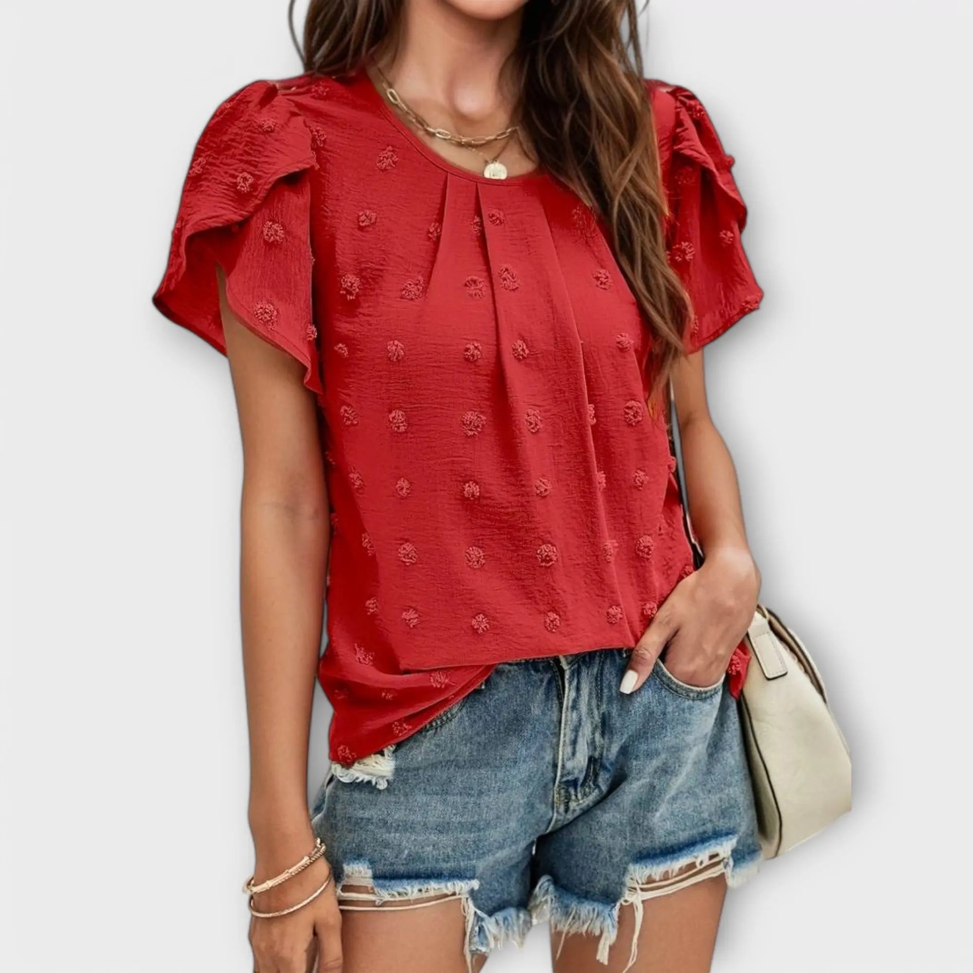 Laura | La blusa de lunares ideal Alba Madrid