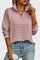 Helene Jersey de Cuello en V con Cremallera y Manga Larga Alba Madrid