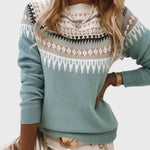 Gemma Jersey de Cuello Redondo Texturizado Alba Madrid