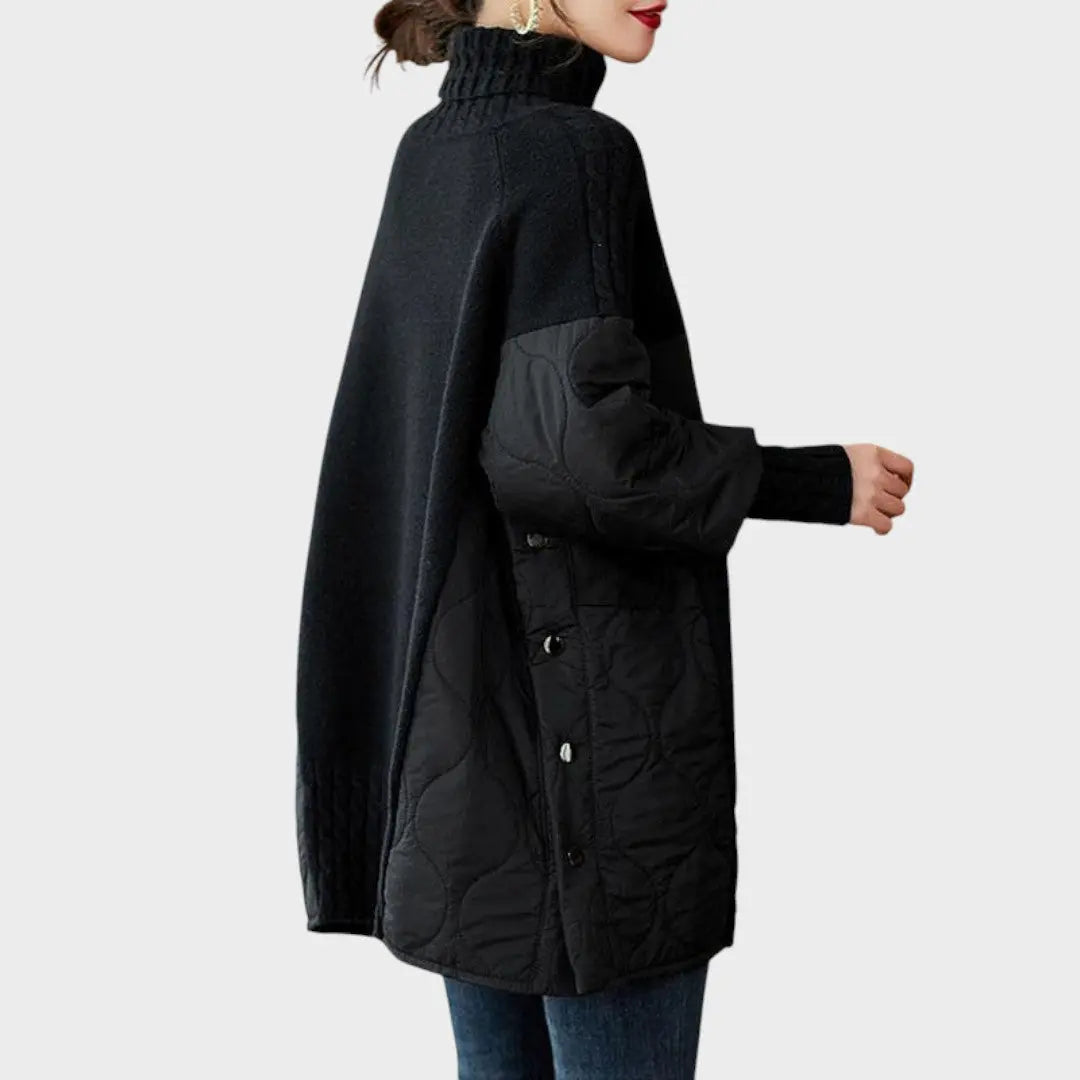 Sarah | Jersy Oversize de Cuello Alto Alba Madrid