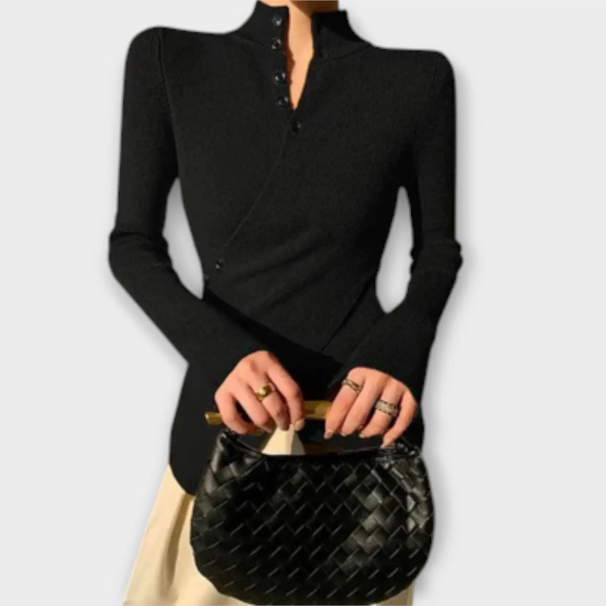 Michiko – Elegante Suéter de Algodón Alba Madrid