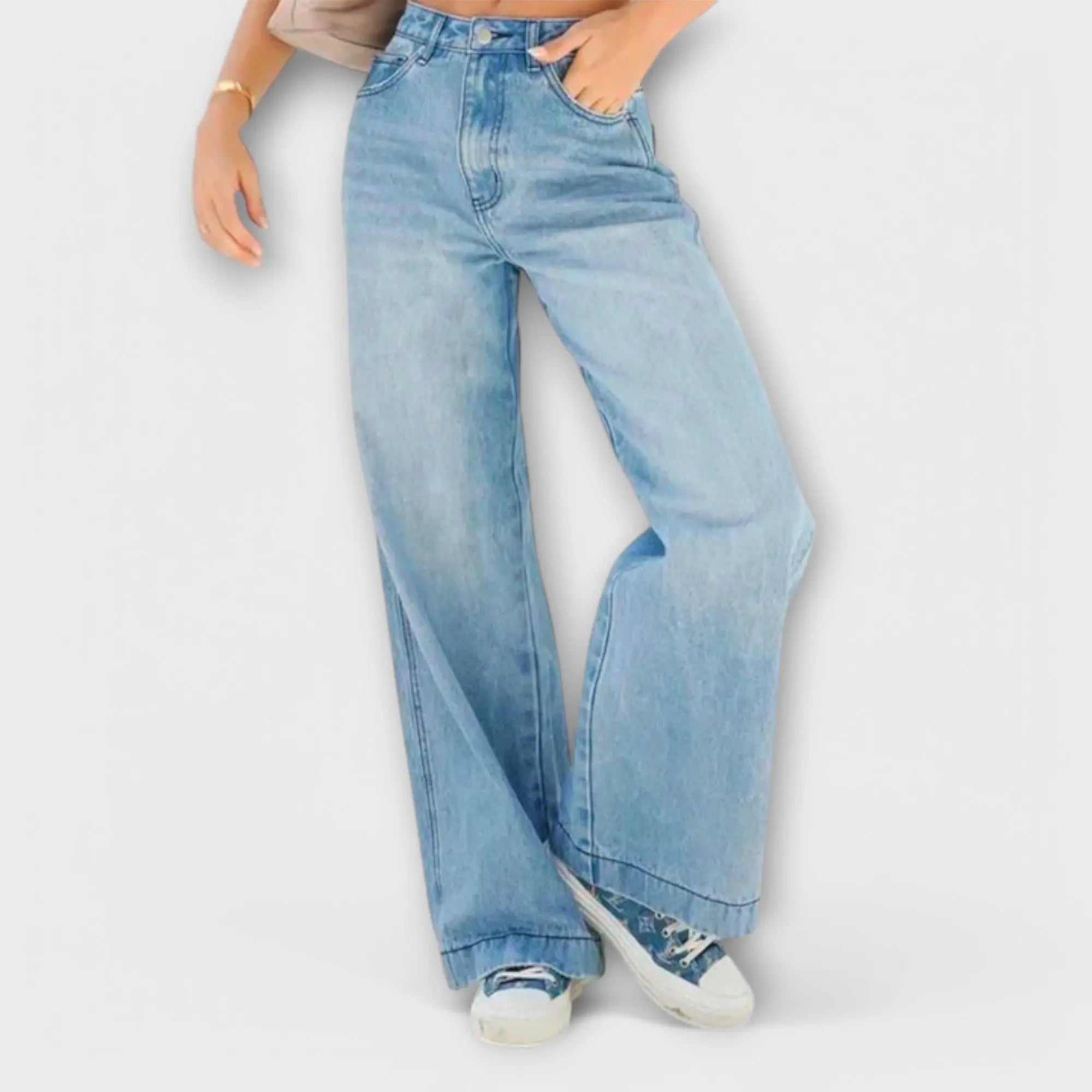 Marem - Pantalones Baggy Femeninos Alba Madrid