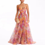 Giselle | Maxi vestido encantador con estampado floral Alba Madrid