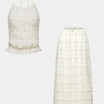 Eugenie | Conjunto Top Plisado Alba Madrid