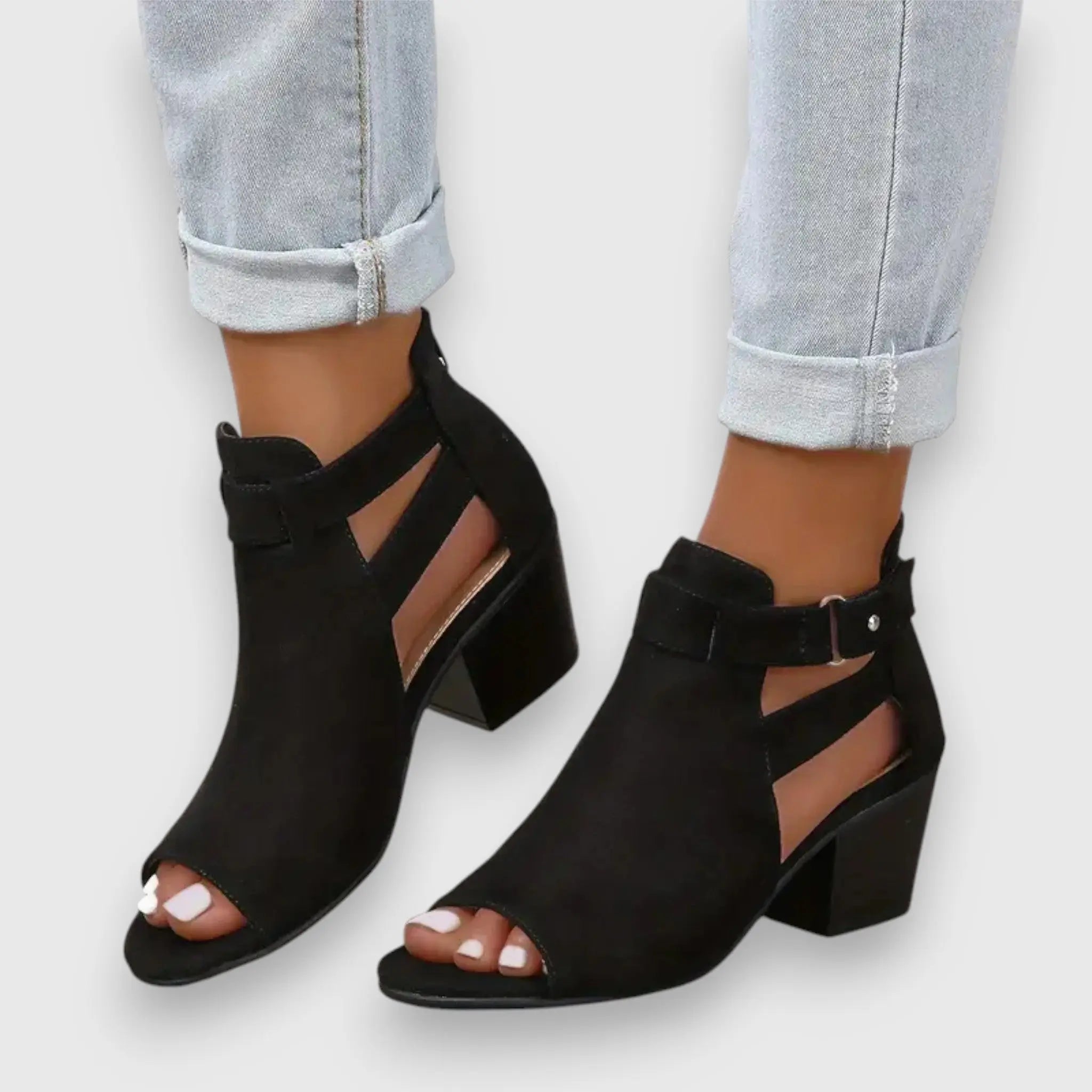 Nadine – Sandalias con tacones gruesos Alba Madrid