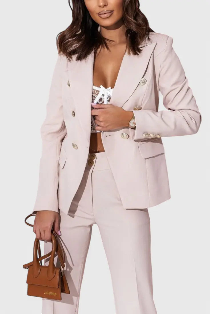 Rosalinda | Conjunto de Blazer y Pantalones Elegante Alba Madrid