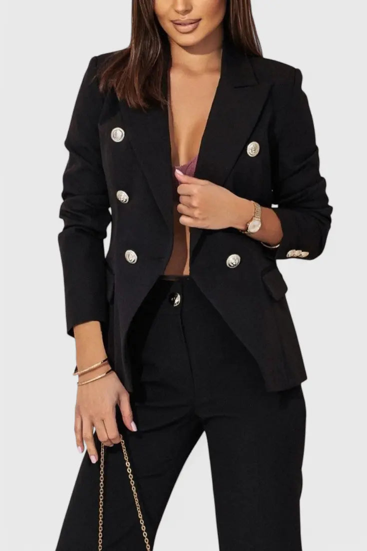 Rosalinda | Conjunto de Blazer y Pantalones Elegante Alba Madrid